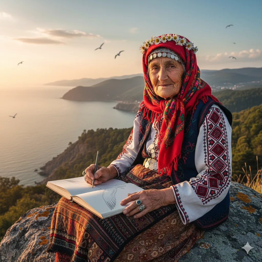 Karadeniz kadınları portresi